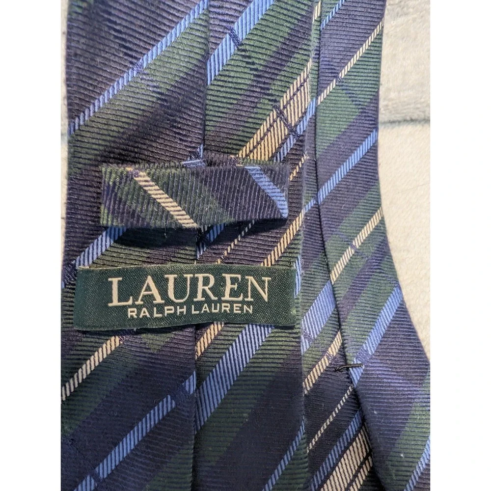 Lauren Ralph Lauren  Stripe Neck Tie‎ Men's multi color Silk